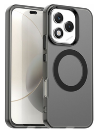 Honor 400 Lite Hoesje MagSafe Backcover Semi-Transparant & Zwart afbeelding