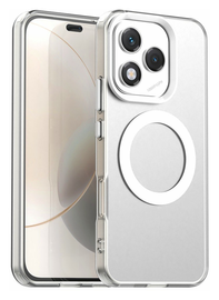 Honor 400 Lite Hoesje MagSafe Backcover Semi-Transparant & Wit afbeelding