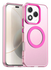 Honor 400 Lite Hoesje MagSafe Backcover Semi-Transparant & Roze