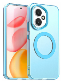 Honor 400 Hoesje MagSafe Backcover Semi-Transparant & Blauw afbeelding