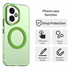 Honor 400 Hoesje MagSafe Backcover Semi-Transparant & Groen afbeelding 2