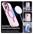 Apple iPhone 17 Hoesje MagSafe Backcover Semi-Transparant & Roze afbeelding 3