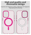 Apple iPhone 17 Hoesje MagSafe Backcover Semi-Transparant & Roze afbeelding 7
