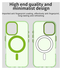 Apple iPhone 17 Hoesje MagSafe Backcover Semi-Transparant & Groen afbeelding 10