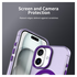 Apple iPhone 17 Hoesje MagSafe Backcover Semi-Transparant & Paars afbeelding 8