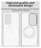 Samsung Galaxy S25 Ultra Hoesje MagSafe Backcover Semi-Transparant & Wit afbeelding 10