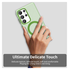Samsung Galaxy S25 Ultra Hoesje MagSafe Backcover Semi-Transparant & Groen afbeelding 9