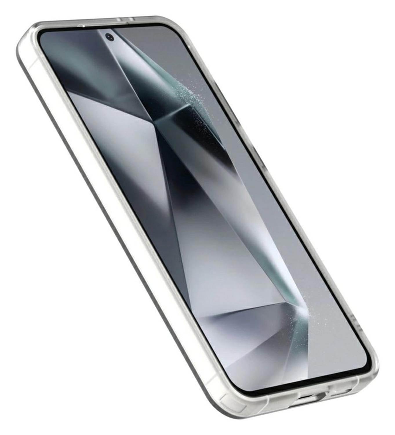 Samsung Galaxy S25 / S24 Hoesje MagSafe Backcover Semi-Transparant & Wit afbeelding 8