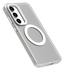 Samsung Galaxy S25 / S24 Hoesje MagSafe Backcover Semi-Transparant & Wit afbeelding 7