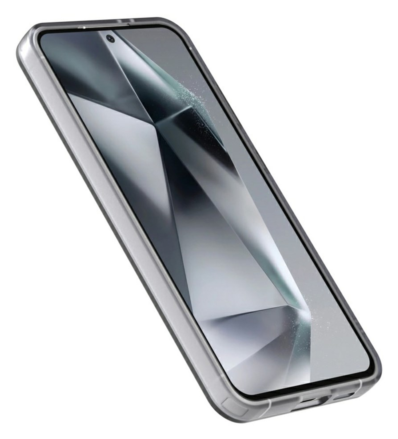 Samsung Galaxy S25 / S24 Hoesje MagSafe Backcover Semi-Transparant & Zwart afbeelding 8