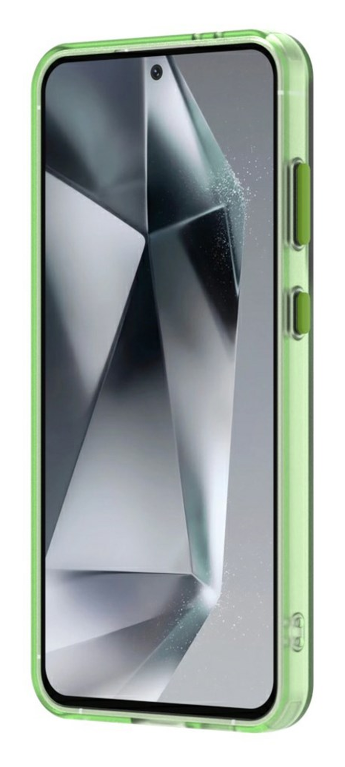 Samsung Galaxy S25 / S24 Hoesje MagSafe Backcover Semi-Transparant & Groen afbeelding 10