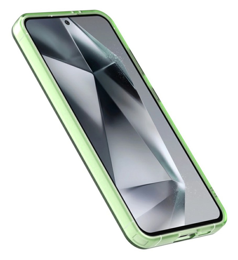 Samsung Galaxy S25 / S24 Hoesje MagSafe Backcover Semi-Transparant & Groen afbeelding 7