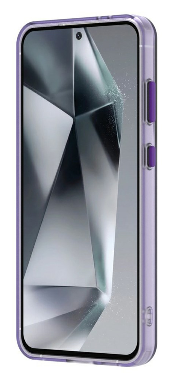 Samsung Galaxy S25 / S24 Hoesje MagSafe Backcover Semi-Transparant & Paars afbeelding 10