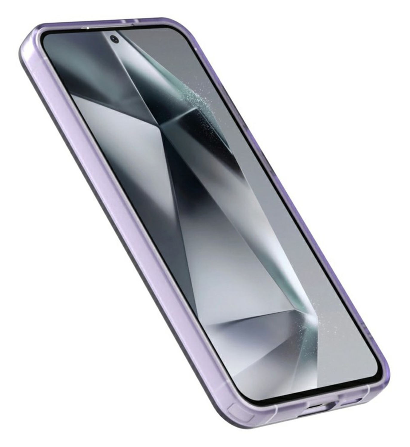 Samsung Galaxy S25 / S24 Hoesje MagSafe Backcover Semi-Transparant & Paars afbeelding 6