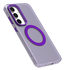 Samsung Galaxy S25 / S24 Hoesje MagSafe Backcover Semi-Transparant & Paars afbeelding 7