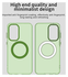 Samsung Galaxy A56 / A36 Hoesje MagSafe Backcover Semi-Transparant & Groen afbeelding 9