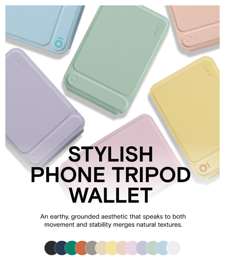 MOFT Tripod Wallet MOVAS MagSafe Kaarthouder met Uitklapbare Standaard Roze afbeelding 8