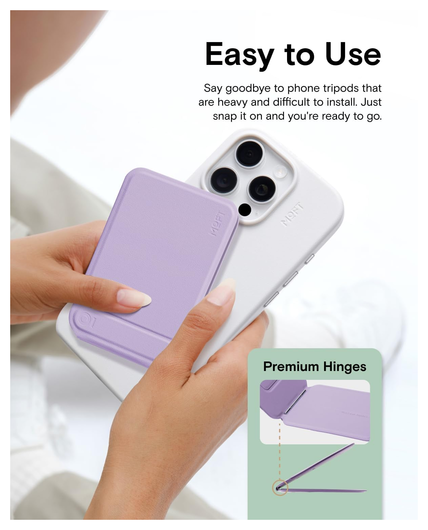 MOFT Tripod Wallet MOVAS MagSafe Kaarthouder met Uitklapbare Standaard Roze afbeelding 9