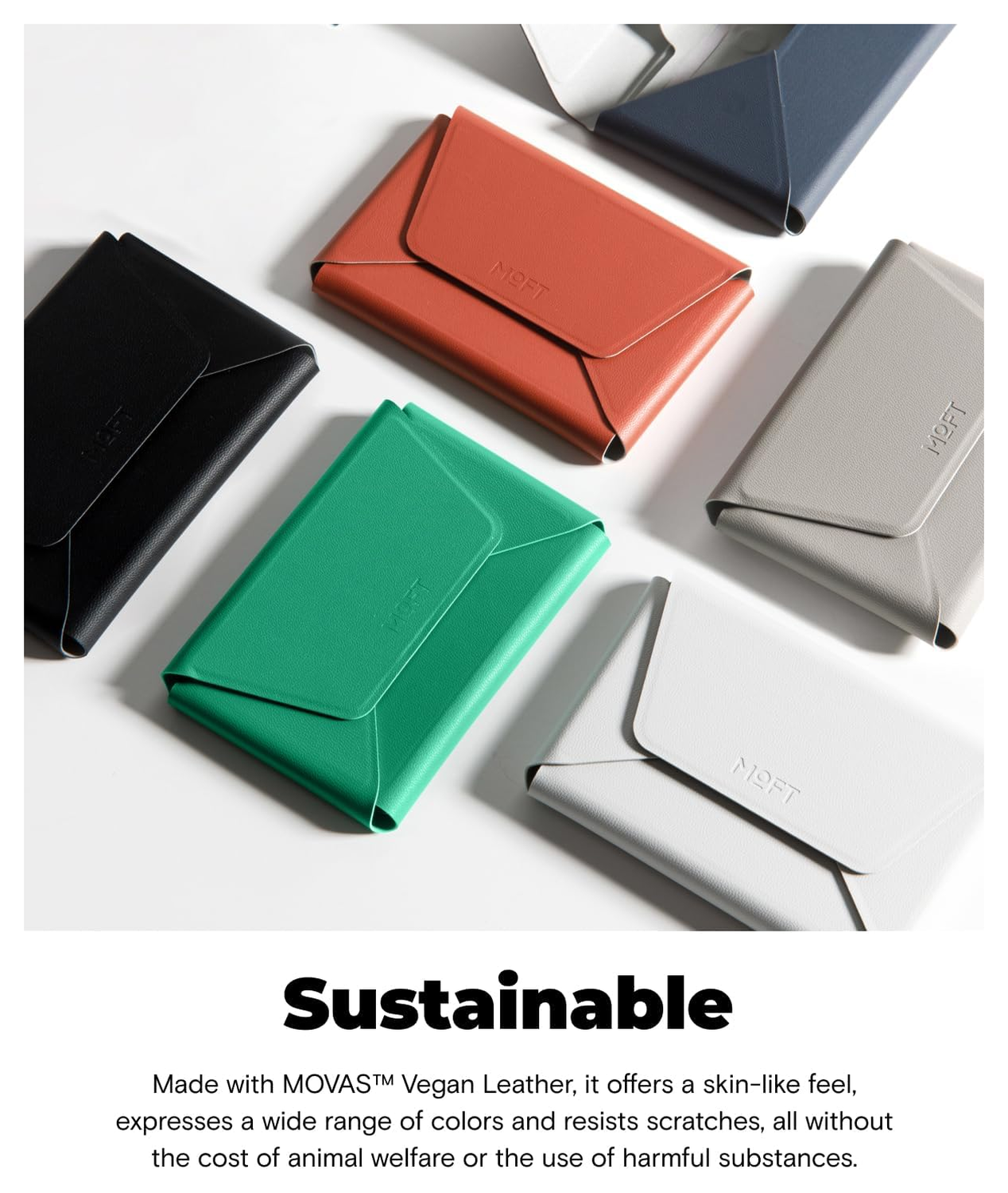 MOFT Snap Field Wallet MagSafe Kaarthouder voor 8 Pasjes Portemonnee Bruin afbeelding 8