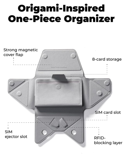 MOFT Snap Field Wallet MagSafe Kaarthouder voor 8 Pasjes Portemonnee Bruin afbeelding 3