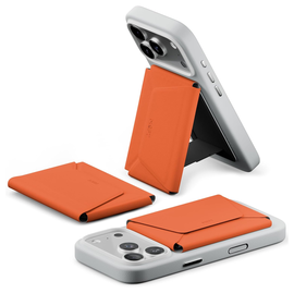MOFT Snap Field Wallet MagSafe Kaarthouder voor 8 Pasjes Portemonnee Oranje afbeelding