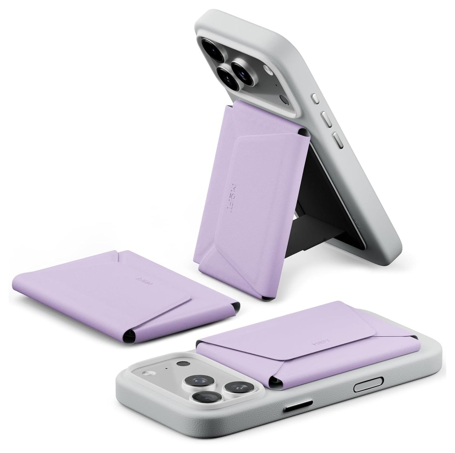 MOFT Snap Field Wallet MagSafe Kaarthouder voor 8 Pasjes Portemonnee Paars afbeelding 1