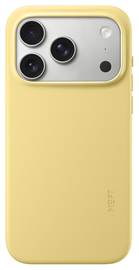 MOFT MOVAS Snap iPhone 17 Pro Hoesje MagSafe Vegan Leer Back Cover Geel