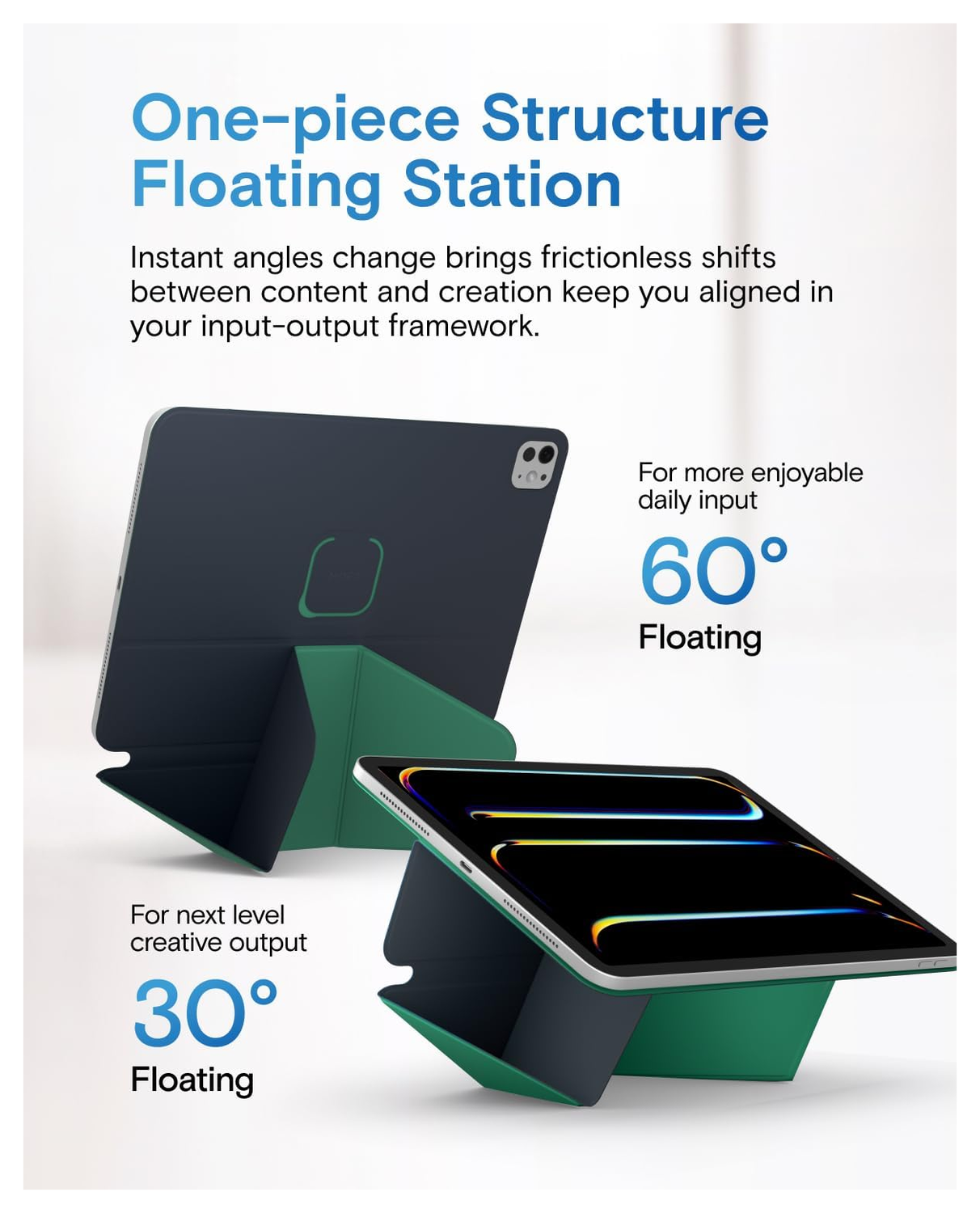 MOFT Dynamic Folio iPad Mini 7 / 6 Hoes Book Case met Standaard Navy afbeelding 5