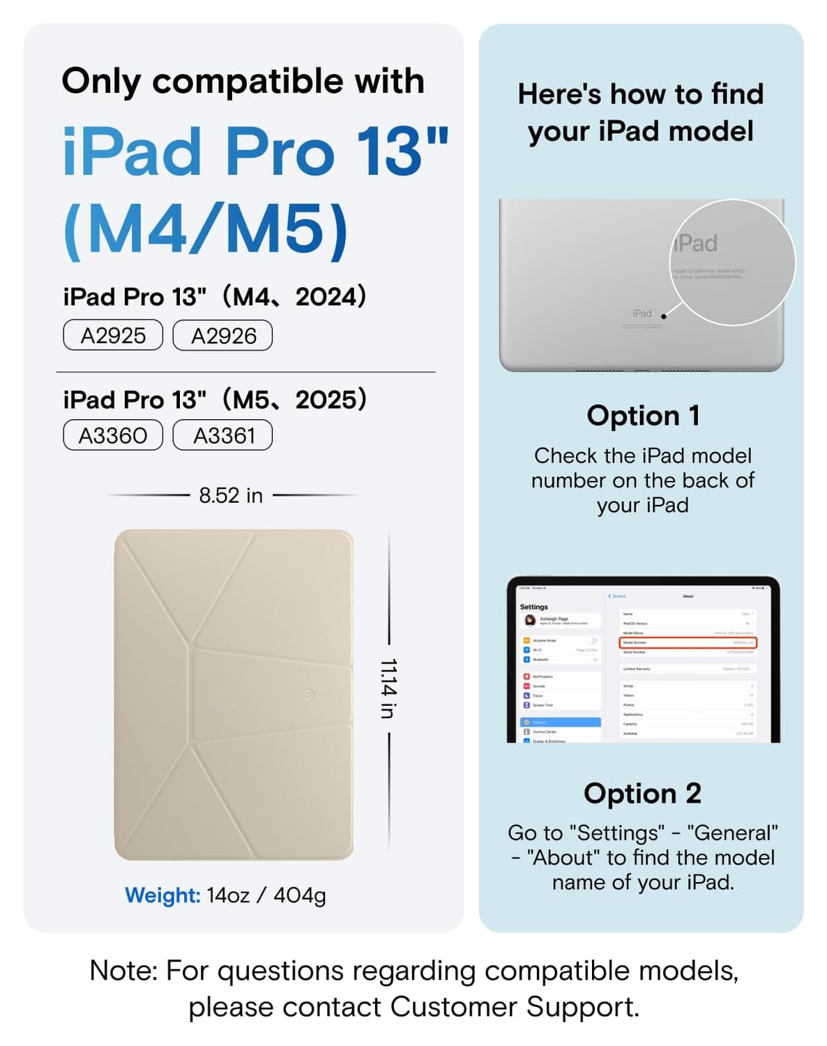 MOFT Dynamic Folio iPad Pro 13 (2024/2025) Hoes Book Case met Standaard Beige afbeelding 2