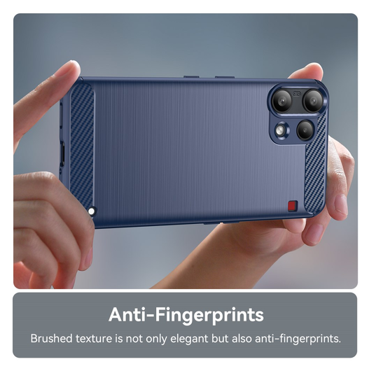 Nothing Phone 3a Lite Hoesje Geborsteld TPU Flexibele Back Cover Blauw afbeelding 5