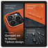 Rosso Avanti iPhone 17 Pro Max Hoesje Alcantara MagSafe met Wallet Oranje afbeelding 4
