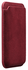 Rosso Avanti Apple iPhone 15 Hoesje Alcantara MagSafe met Wallet Burgundy afbeelding 9