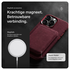 Rosso Avanti Apple iPhone 15 Pro Hoesje Alcantara MagSafe met Wallet Burgundy afbeelding 5