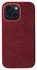 Rosso Avanti Apple iPhone 14 / 13 Hoesje Alcantara MagSafe met Wallet Burgundy afbeelding 7