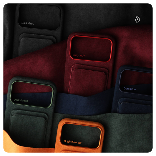 Rosso Avanti iPhone 14 Pro Max Hoesje Alcantara MagSafe met Wallet Burgundy afbeelding 11