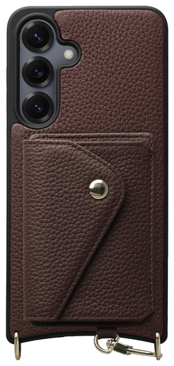 AVY Samsung Galaxy S25 / S24 - Classic Kit - Leather Chocolate afbeelding 1