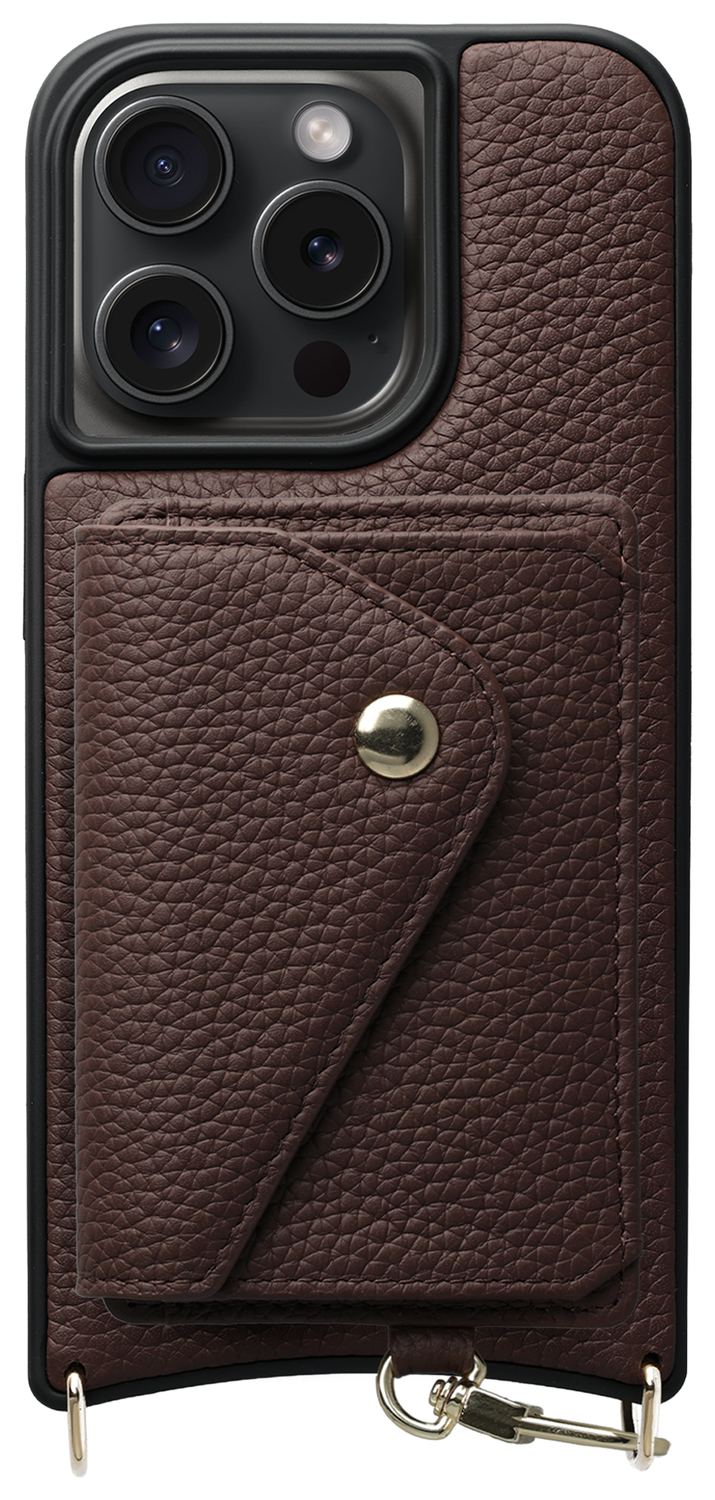 AVY Apple iPhone 15 Pro Max - Classic Kit - Leather Chocolate afbeelding 1