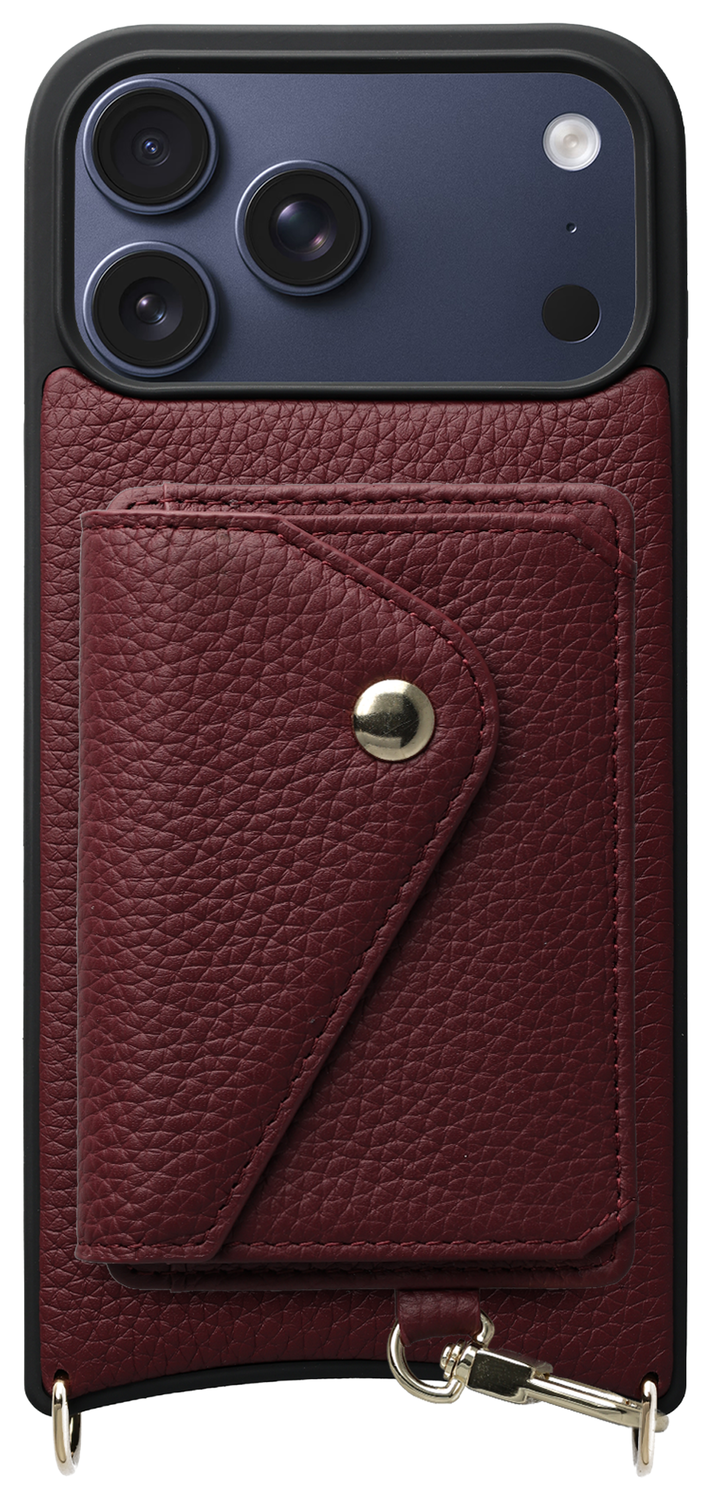 AVY Apple iPhone 17 Pro Max - Classic Kit - Leather Burgundy afbeelding 1