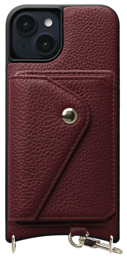 AVY Apple iPhone 15 - Classic Kit - Leather Burgundy afbeelding 1