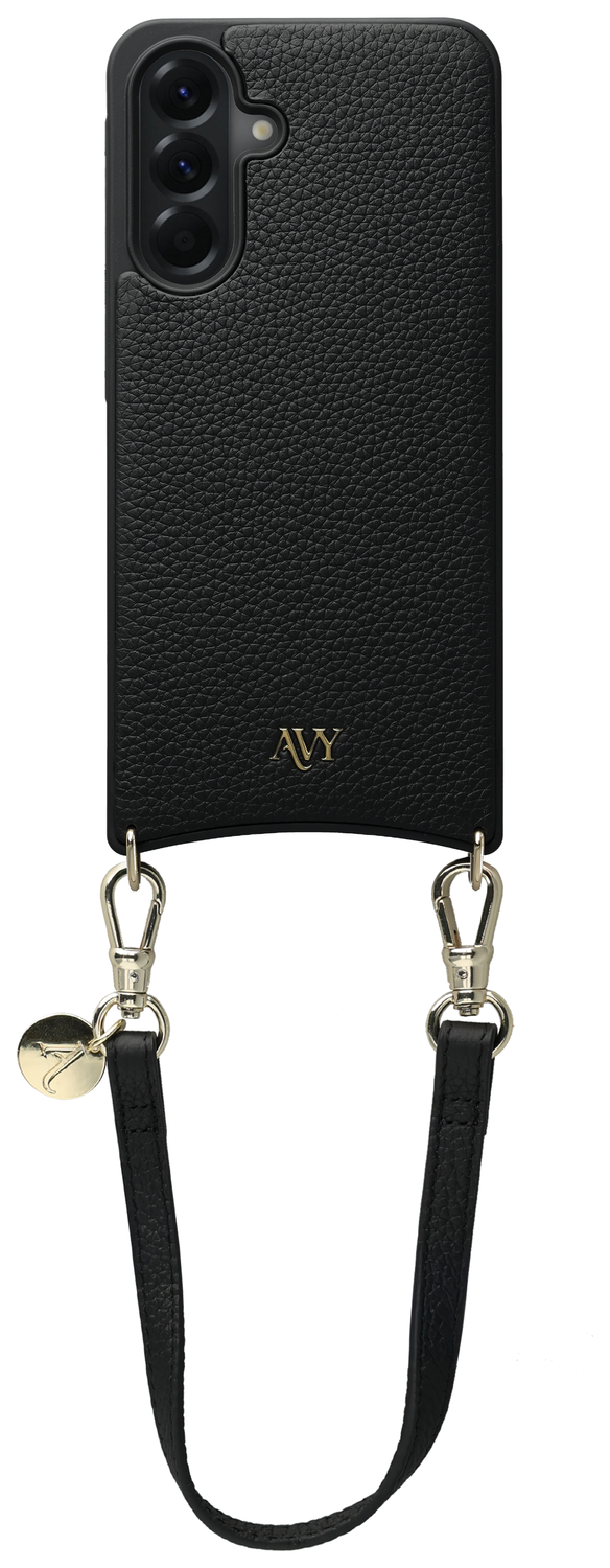 AVY Samsung Galaxy A56 - Essential Kit - Zwart - Short Leather afbeelding 1