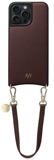 AVY Apple iPhone 14 Pro Max - Essential Kit - Chocolate - Short Leather afbeelding 1