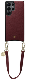 AVY Samsung Galaxy S25 Ultra - Essential Kit - Burgundy - Short Leather