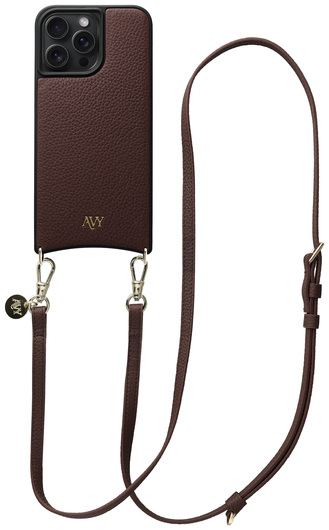 AVY Apple iPhone 14 Pro Max - Essential Kit - Chocolate - Long Leather afbeelding 1