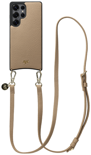 AVY Samsung Galaxy S25 Ultra - Essential Kit - Beige - Long Leather afbeelding 1