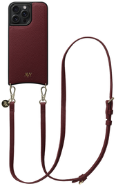 AVY Apple iPhone 14 Pro Max - Essential Kit - Burgundy - Long Leather