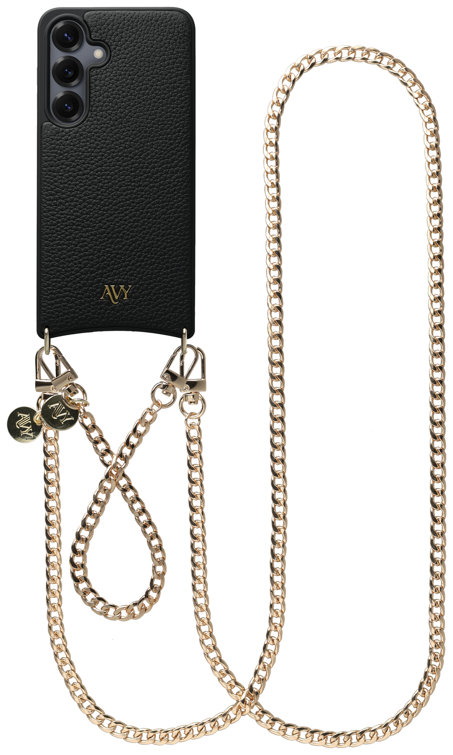 AVY Samsung Galaxy S25 / S24 - Essential Kit - Zwart - Aurum Lien  Set afbeelding 1