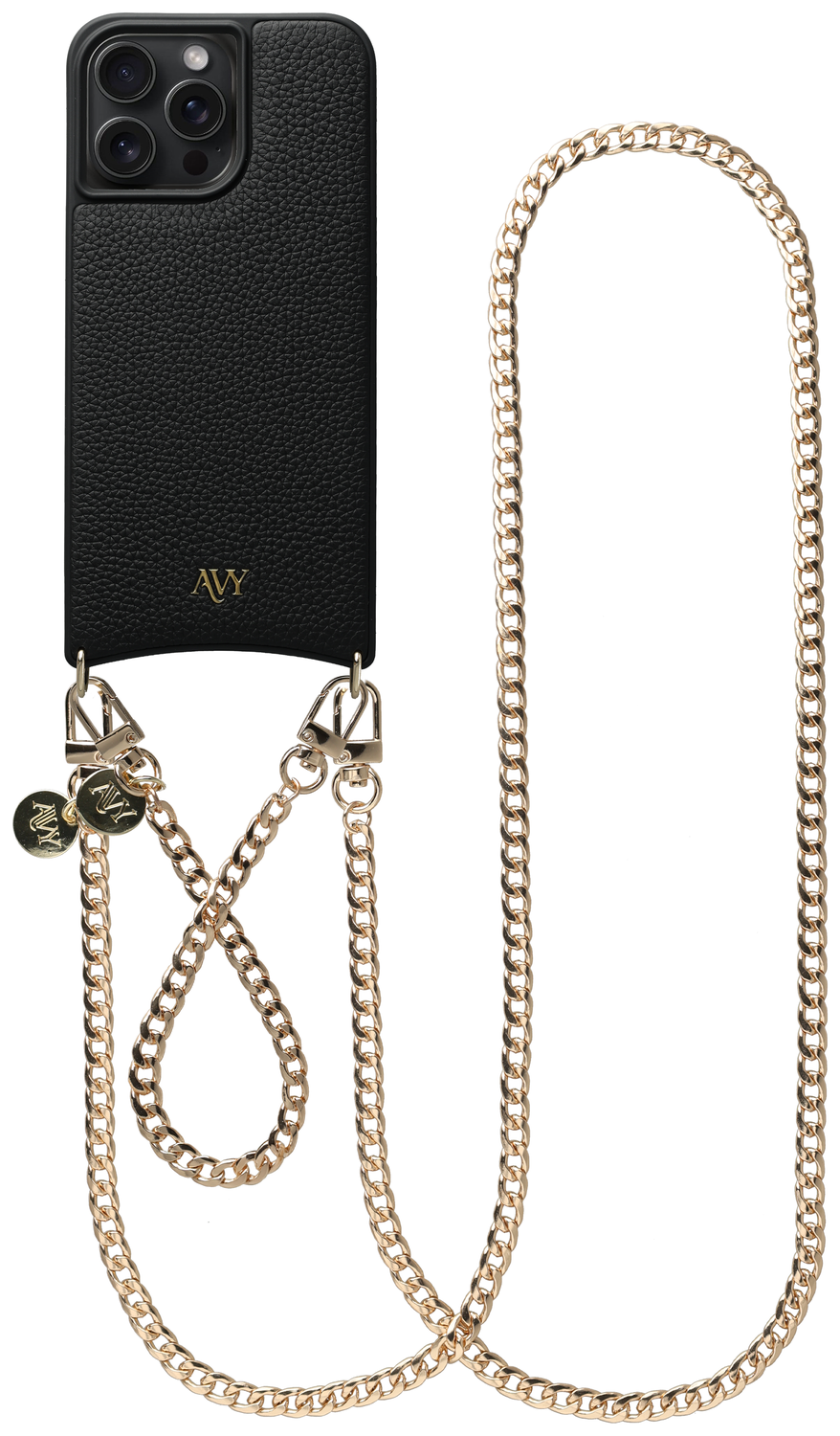 AVY Apple iPhone 15 Pro Max - Essential Kit - Zwart - Aurum Lien  Set afbeelding 1