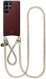 AVY Samsung Galaxy S25 Ultra - Essential Kit - Burgundy - Aurum Lien  Set afbeelding