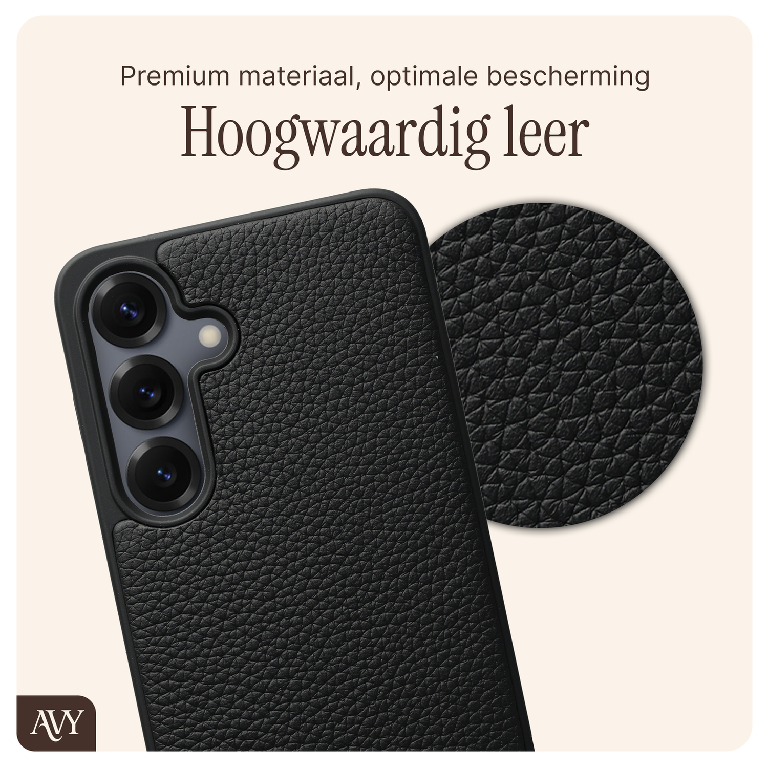 AVY Samsung Galaxy S25 / S24 - Essential Kit - Zwart - Cupid Black afbeelding 4