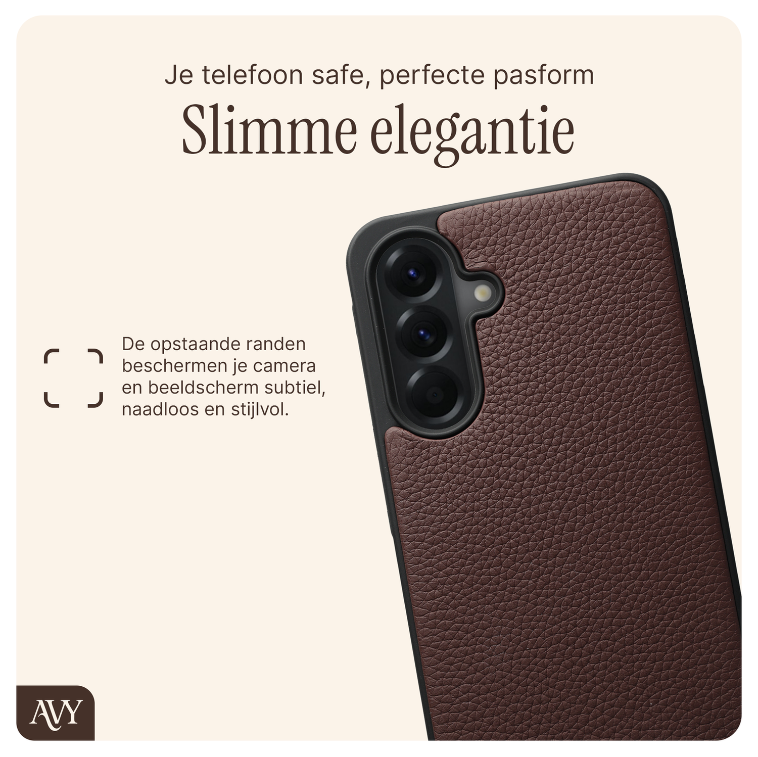 AVY Samsung Galaxy A56 - Essential Kit - Chocolate - Perla Chic Set afbeelding 8